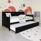 Divano Letto in Legno Singolo con Letto Estraibile