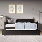 Divano Letto in Legno Singolo con Letto Estraibile