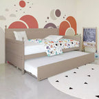 Divano Letto in Legno Singolo con Letto Estraibile