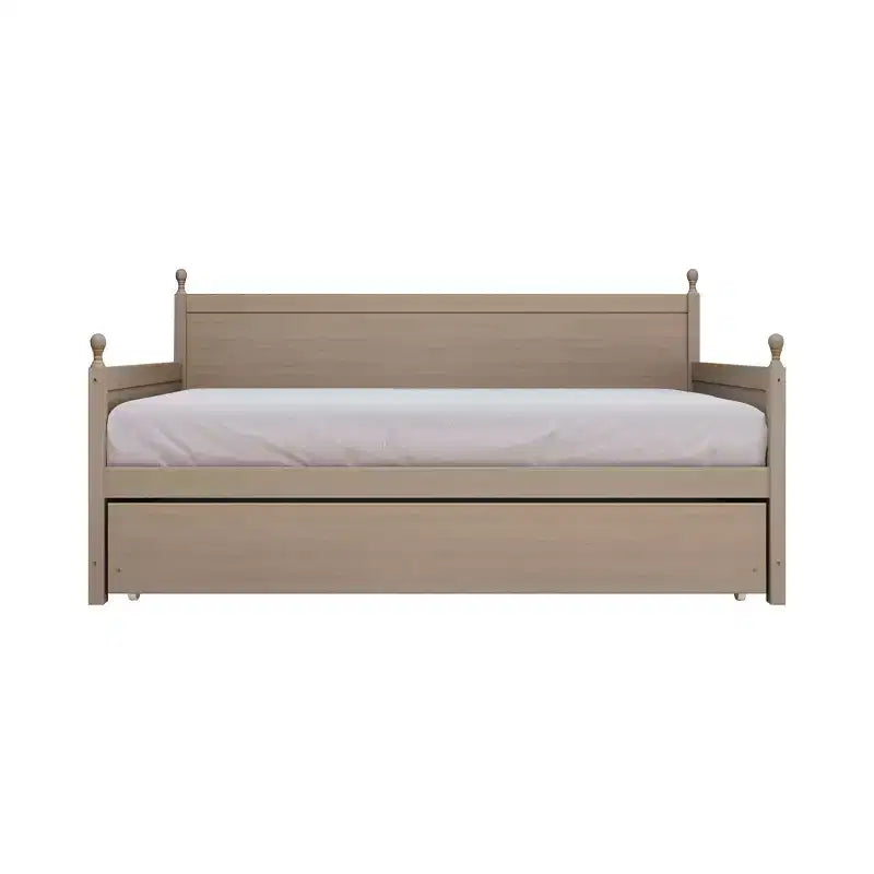 Twin Size Wooden Daybed with Trundle