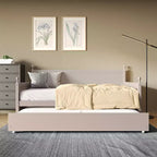 Divano Letto in Legno Singolo con Letto Estraibile
