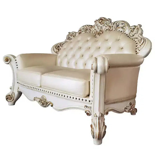 183 cm Champagne and Antique Pearl Sofa