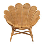 bali & pari Blossom Rattan Accent Flower Chair Honey