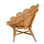 Sedia floreale d'accento Blossom Rattan color miele