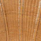 Sedia floreale d'accento Blossom Rattan color miele