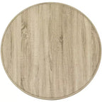 Tavolino da caffè contemporaneo - MDF grigio chiaro con ferramenta in ferro