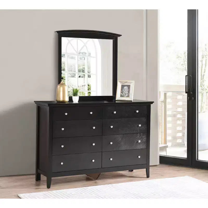 37 in. x 35 in. Classic Rectangle Framed Dresser Mirror