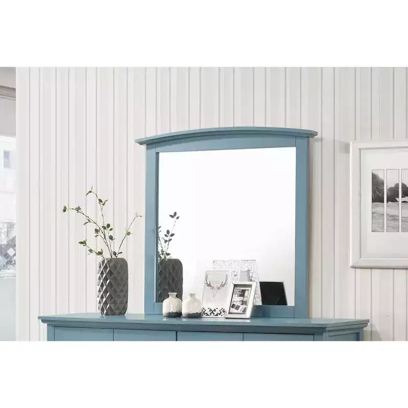 37 in. x 35 in. Classic Rectangle Framed Dresser Mirror