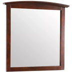 Specchio classico da comò con cornice, rettangolare, 37 in. x 35 in.