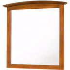 Specchio classico da comò con cornice, rettangolare, 37 in. x 35 in.