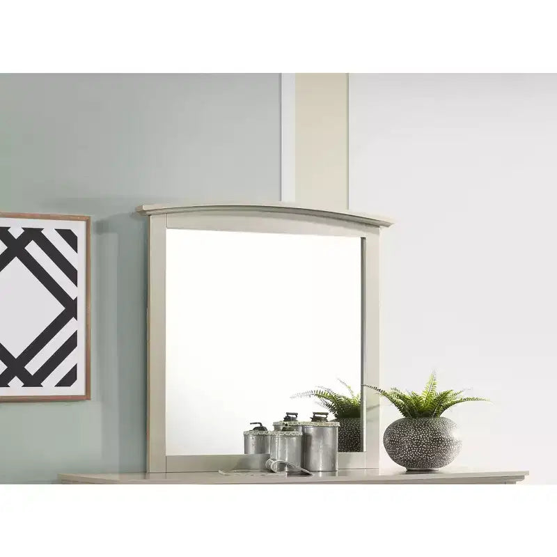 37 in. x 35 in. Classic Rectangle Framed Dresser Mirror