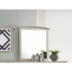 Specchio classico da comò con cornice, rettangolare, 37 in. x 35 in.