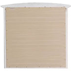 Specchio classico da comò con cornice, rettangolare, 37 in. x 35 in.