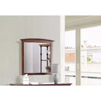 Specchio classico da comò con cornice, rettangolare, 37 in. x 35 in.