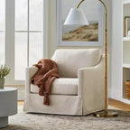 Vivian Park Upholstered Swivel Chair - Threshold designed with Studio McGee