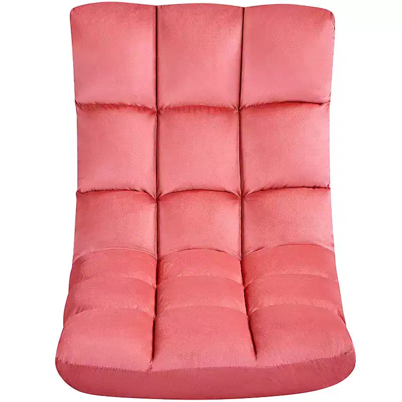 Floor Folding Chair with Backrest for Single Adult Pet