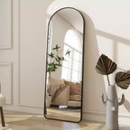 BEAUTYPEAK Rectangle With Rounded Top Full Length Mirrors
