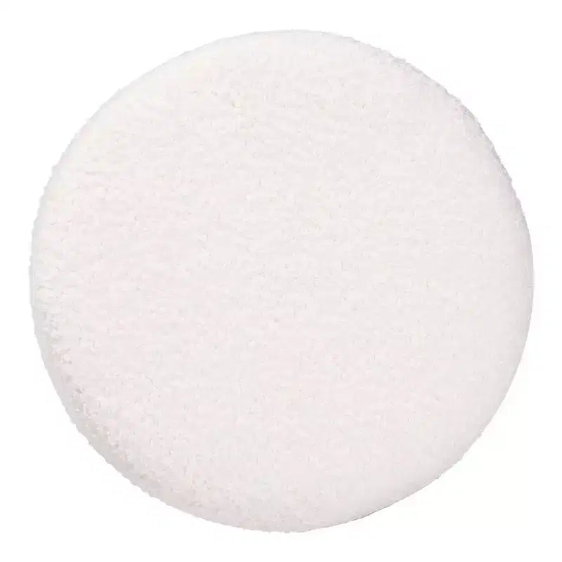 Modern and Contemporary Ivory Boucle Upholstered Ottoman
