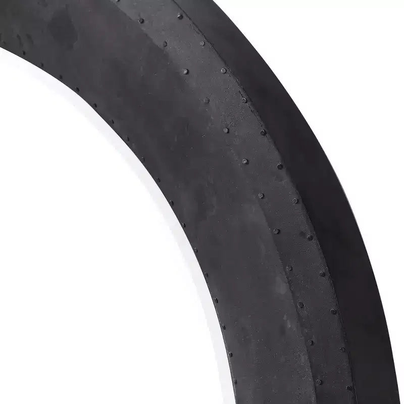 Dark Gray 40" Round Oversized Wall Mirror