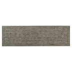 60W Credenza Americana Retrò con Ripiani Regolabili, Mobile Contenitore a 3 Ante per Soggiorno, Ingresso e Studio