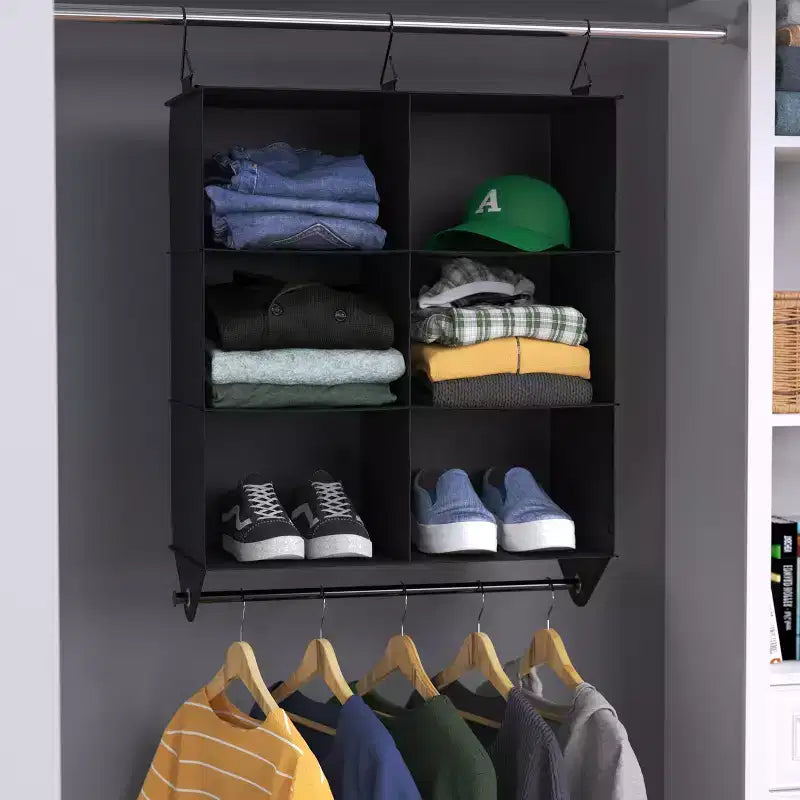 6-Cube Hanging Storage Organizer