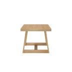 Tavolo da pranzo 72" per 6 persone, in legno massello, stile rustico classico da cucina