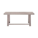 Tavolo da pranzo 72" per 6 persone, in legno massello, stile rustico classico da cucina