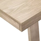 Tavolo da pranzo 72" per 6 persone, in legno massello, stile rustico classico da cucina