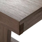 Tavolo da pranzo 72" per 6 persone, in legno massello, stile rustico classico da cucina