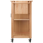 Carrello da Cucina Multi-Funzione, Naturale - 42.52 x 18.98 x 35.63 pollici