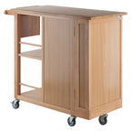 Carrello da Cucina Multi-Funzione, Naturale - 42.52 x 18.98 x 35.63 pollici