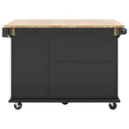 Carrello da cucina con ripiano interno e mobile estraibile