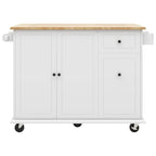 Carrello da cucina con ripiano interno e mobile estraibile