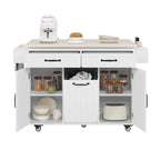 43.8W Isola da cucina con mobile contenitore per pattumiera - N/D