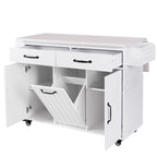 43.8W Isola da cucina con mobile contenitore per pattumiera - N/D
